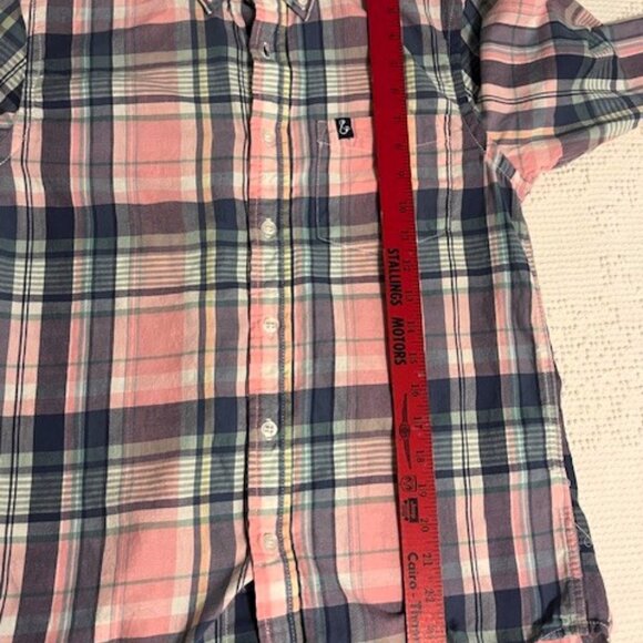 Tackle & Tides Mens Plaid Shirt Size Small Button Down Pocket Logo. - Picture 6 of 6